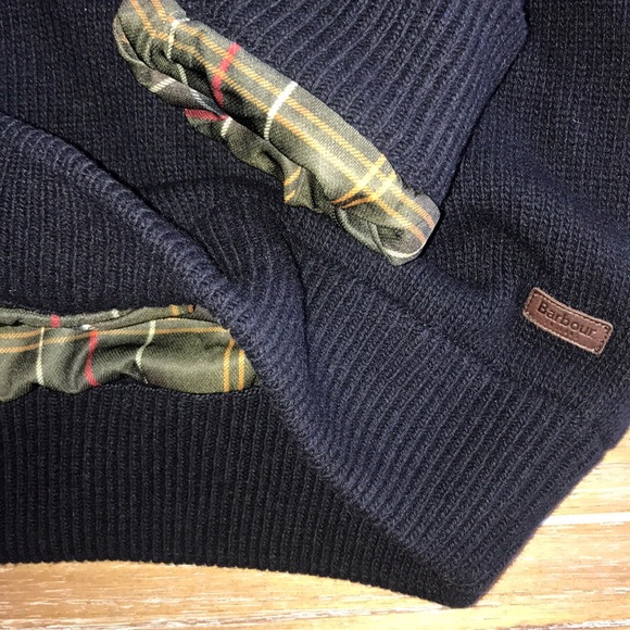 men's barbour ayton waterproof half zip sweater